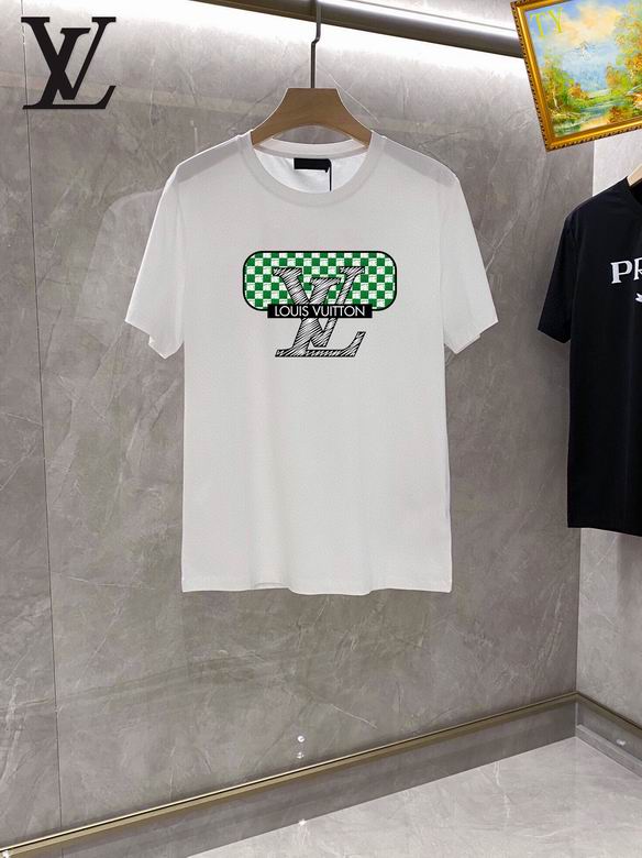 Lv Round neck T-shirt-M-0405
