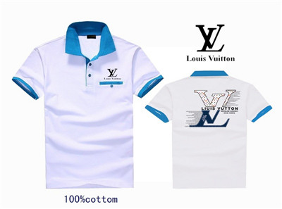 Lv Lapel T-shirts-003