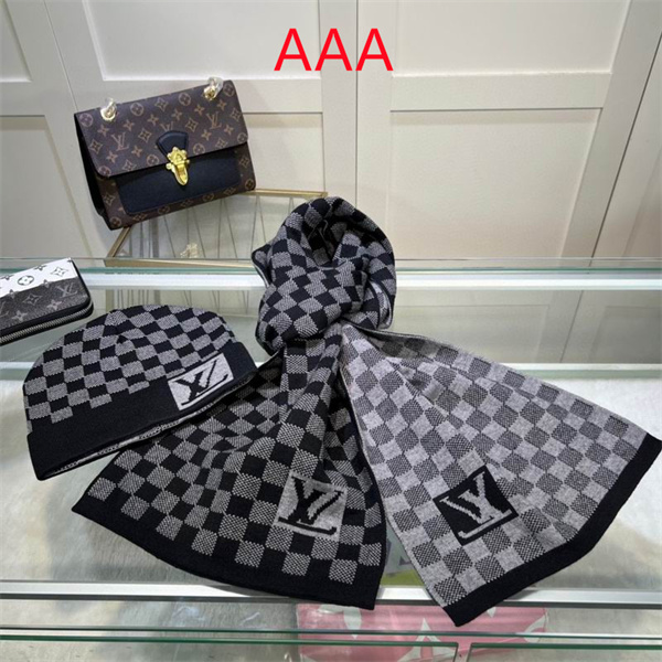 LV Hat and scarvf(AAA)-0116
