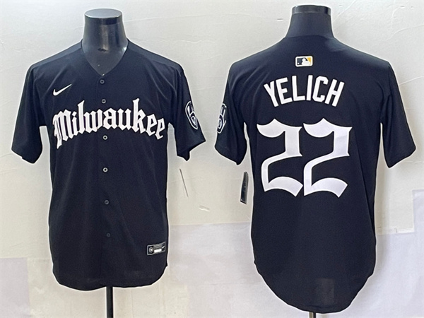 Milwaukee Brewers Majestic Jersey-0103