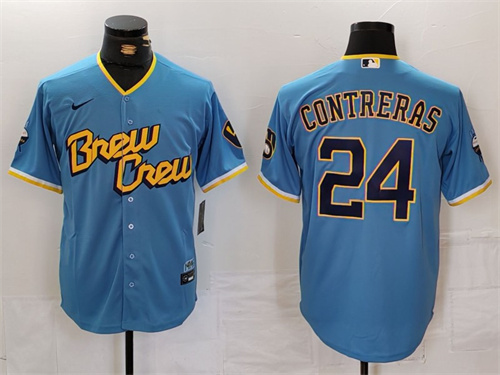 Milwaukee Brewers Majestic Jersey-0037