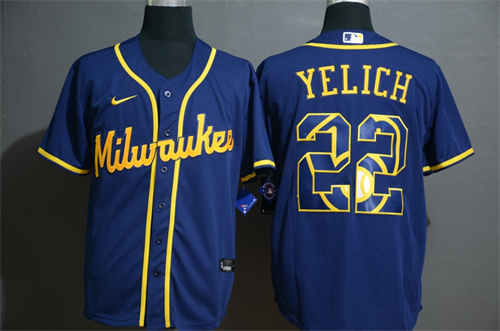 Milwaukee Brewers Majestic Jersey-006