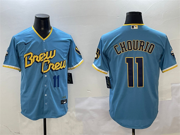 Milwaukee Brewers Majestic Jersey-0068