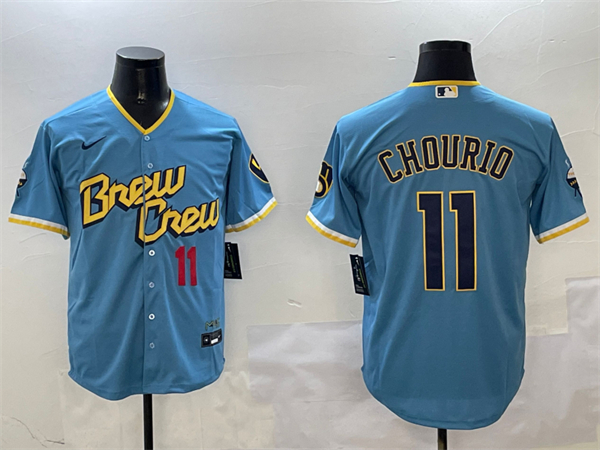 Milwaukee Brewers Majestic Jersey-0070