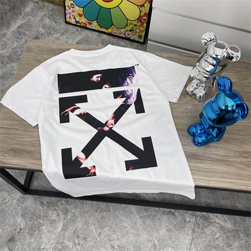 Off White Round neck T-shirt-M-0174