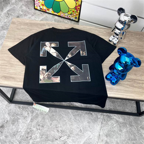 Off White Round neck T-shirt-M-0186