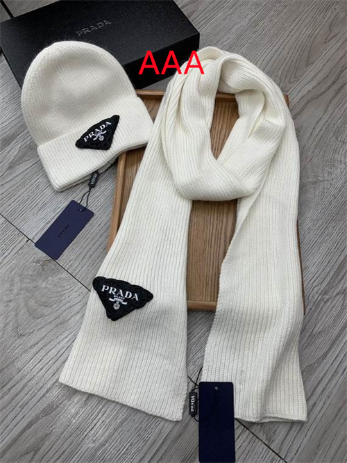 Prada Hat and scarvf(AAA)-017