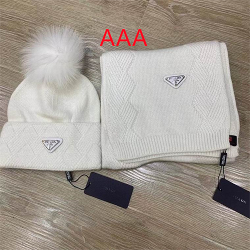 Prada Hat and scarvf(AAA)-035