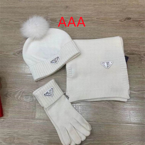 Prada Hat and scarvf(AAA)-041