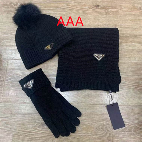 Prada Hat and scarvf(AAA)-042