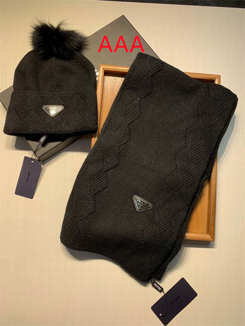 Prada Hat and scarvf(AAA)-002