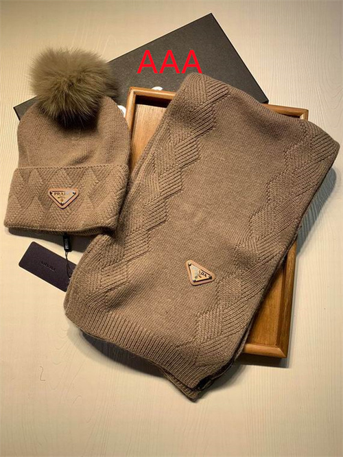 Prada Hat and scarvf(AAA)-004