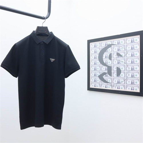 Prada Lapel T-shirts-M-048