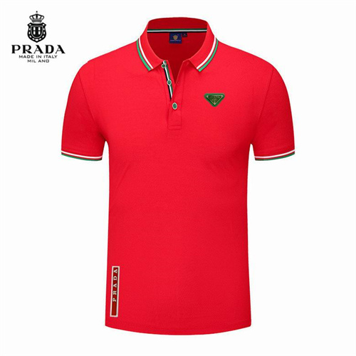 Prada Lapel T-shirts-M-050