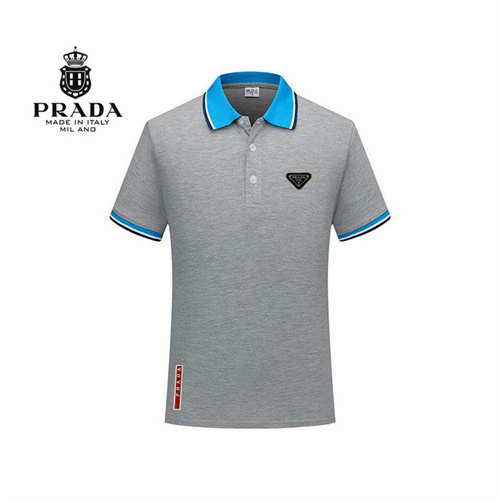 Prada Lapel T-shirts-M-076