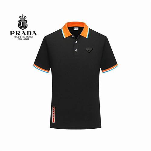 Prada Lapel T-shirts-M-077