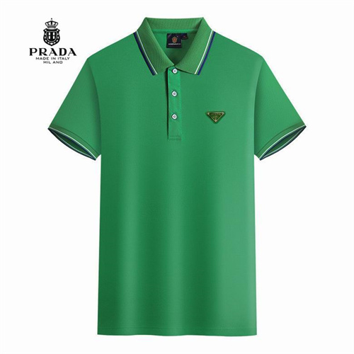 Prada Lapel T-shirts-M-087