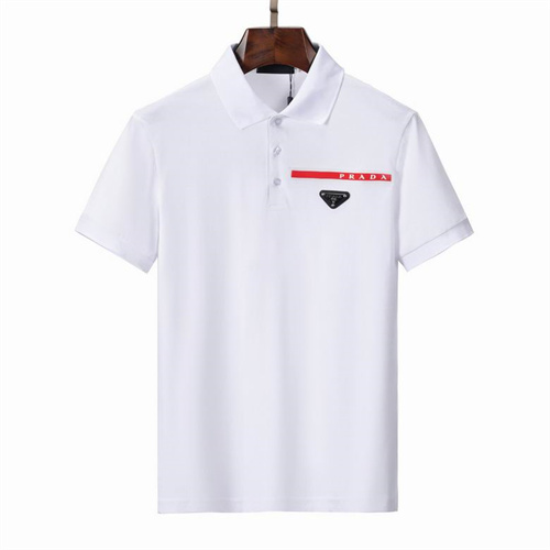 Prada Lapel T-shirts-M-093