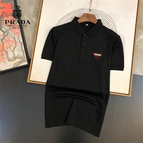 Prada Lapel T-shirts-M-057