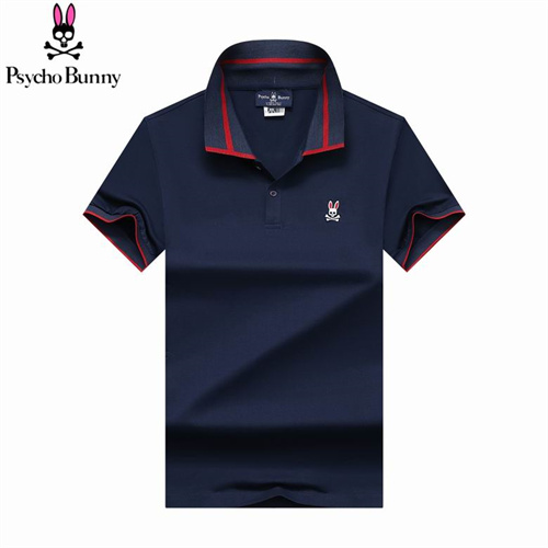 Psycho Bunny Lapel T-shirts-M-005