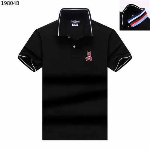 Psycho Bunny Lapel T-shirts-M-036