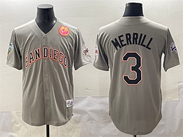 San Diego Padres Majestic Jerseys-0796