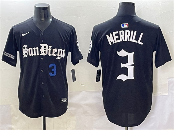 San Diego Padres Majestic Jerseys-0971