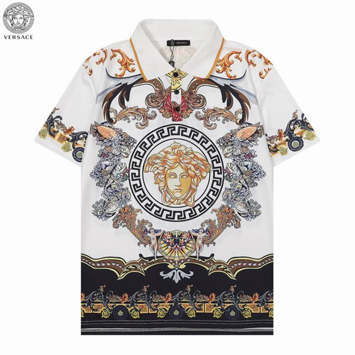 Versace Lapel T-shirts-M-064