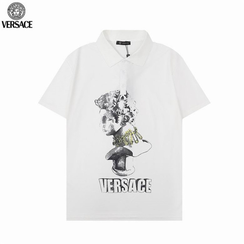 Versace Lapel T-shirts-M-094