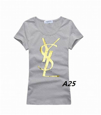 Ysl Round neck T-shirt-W-012