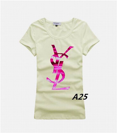 Ysl Round neck T-shirt-W-059