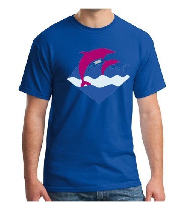 Pink dolphin T-shirt-081