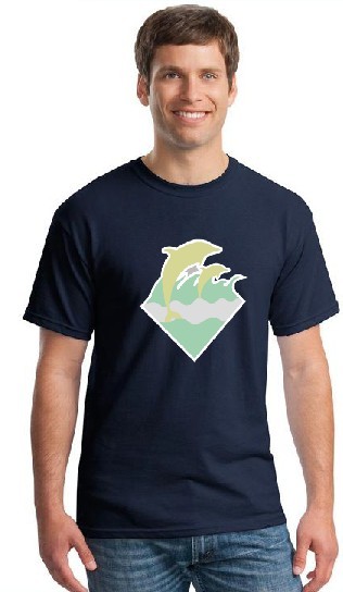 Pink dolphin T-shirt-093